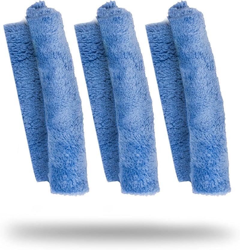 Riptide Armory Microfiber Plush Glass & Accessory Towel - Also Works with Chrome, Mirrors, Metals, & More - Veteran Founded by Former US Navy Seal (3 Pack) - Image 1